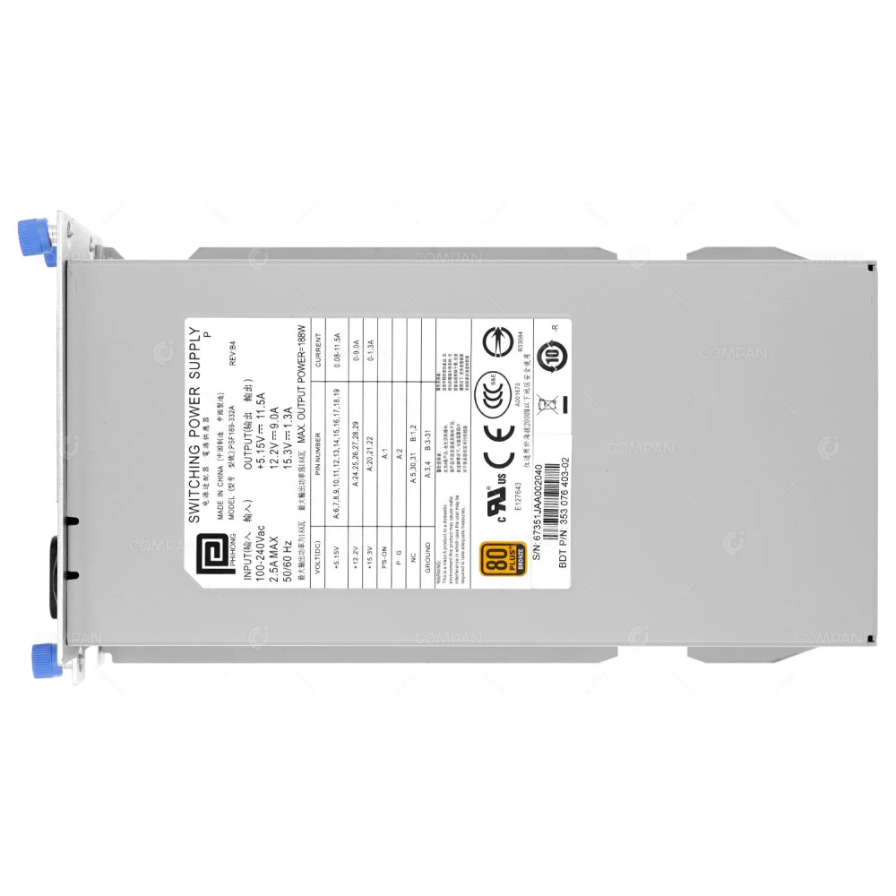 7HG1C DELL POWER SUPPLY 188W FOR POWERVAULT TL2000 TL4000